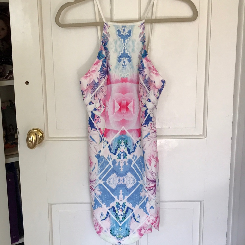 LF Neon Tribal Mini Dress